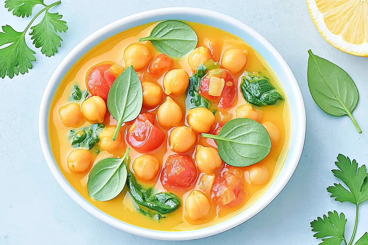 Chickpea & Spinach Curry