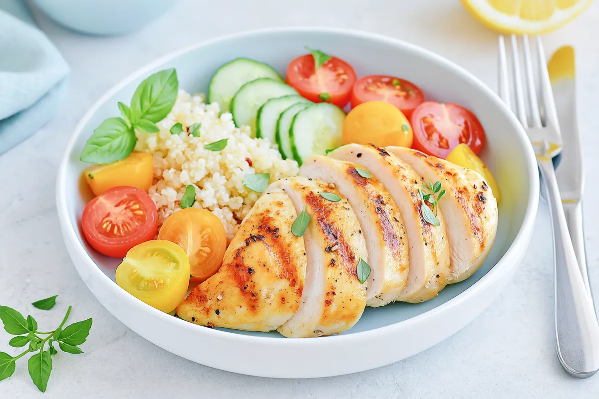 Grilled Chicken & Quinoa Bowl