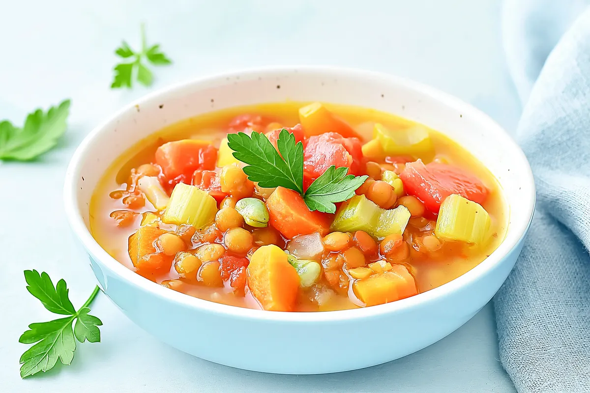 Hearty Lentil & Vegetable Soup